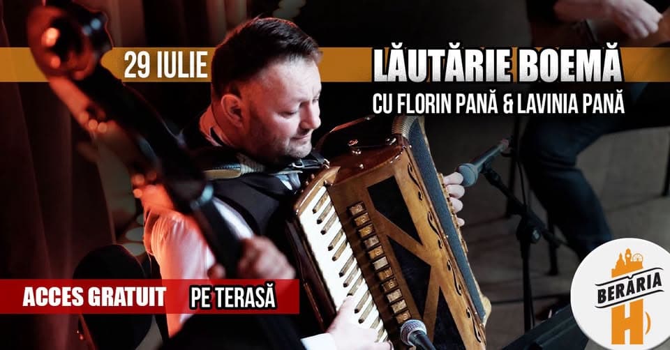 Lăutărie boemă cu Lavinia & Florin Pană #PeTerasă